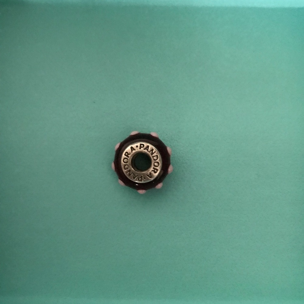 Glass pandora charm